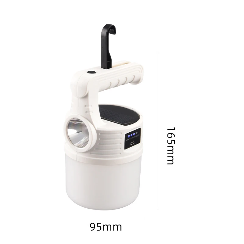 휴대용 태양광 LED 캠핑 라이트, 야외용 USB 충전식 전구, 텐트용 램프, 바베큐 하이킹용 비상 조명
