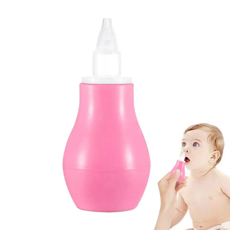 

Silicone Nasal Aspirator Food-Grade Silicone Nose Cleaner Nasal Aspirator Reusable Children Nose Congestion Relief Flexible