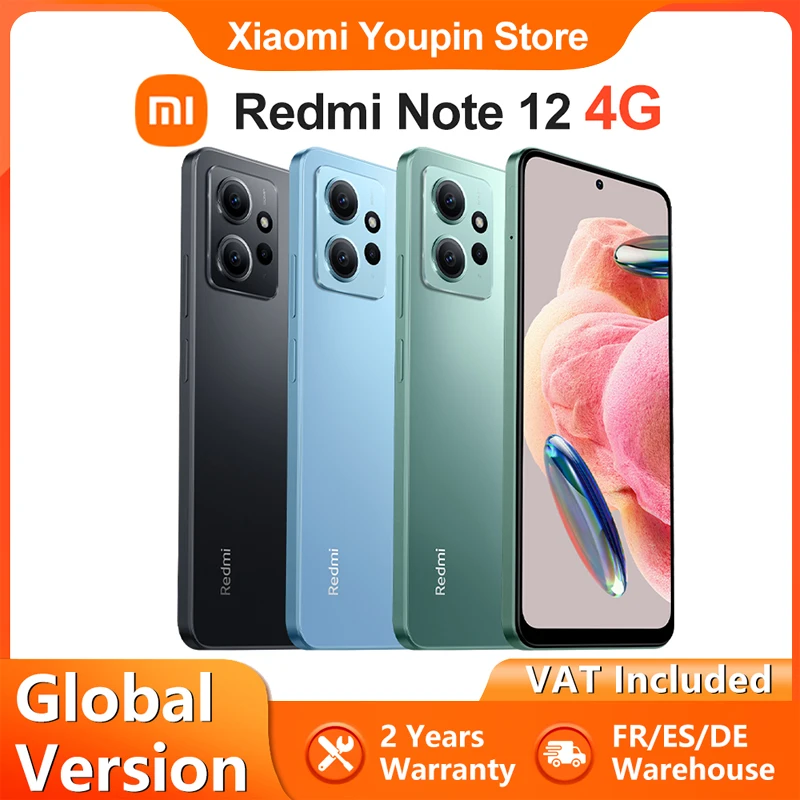 Xiaomi Smartphone Redmi Note 12 4G versión Global, NFC, Snapdragon 685, Octa Core, Pantalla AMOLED de 6,67 pulgadas, cámara de 50MP, batería de 5000mAh| | - AliExpress