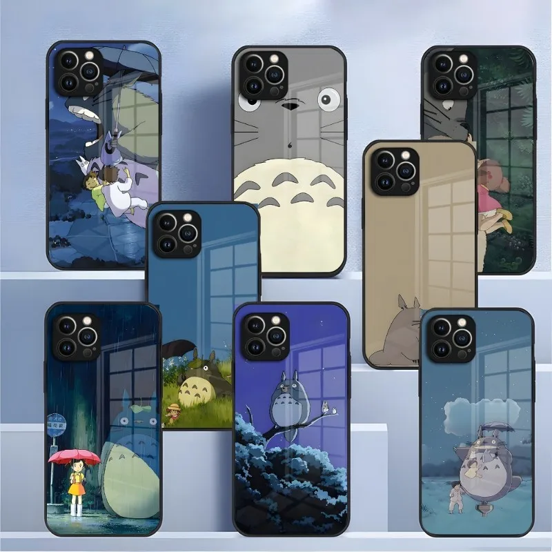 

Totoro Ghibli Miyazaki Phone Case For Xiaomi 12-12X 11i-POCO F3 10T Redmi Note 11 9 T 8 9A 11S Pro Poco F3 M3 Back Glass