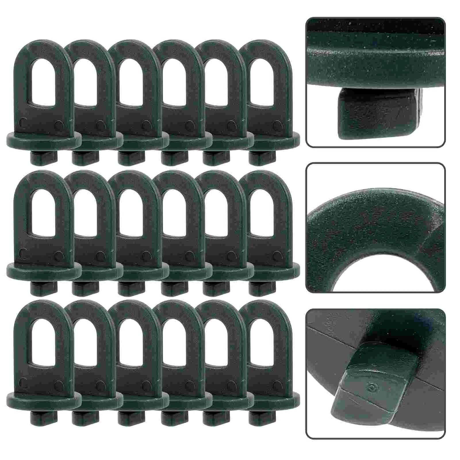 

50 Pcs Hanging Clip Greenhouse Plant Clips Coat Hangers Pot Hook Plastic Support