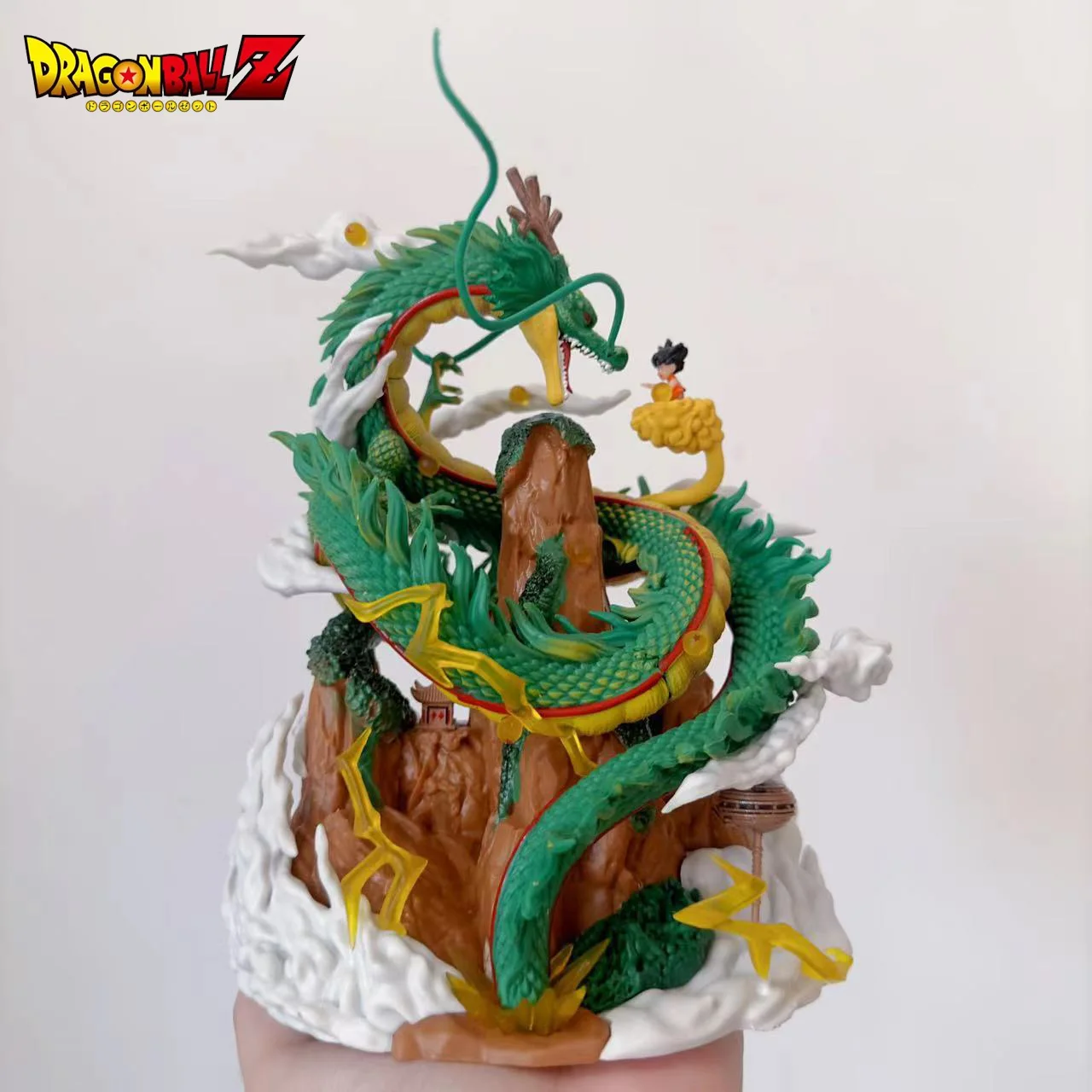 

Anime Dragon Ball Z Childhood Son Goku Shenron Surround Rockery Action Figure PVC Statue Model Decoration Collection Toy Gifts