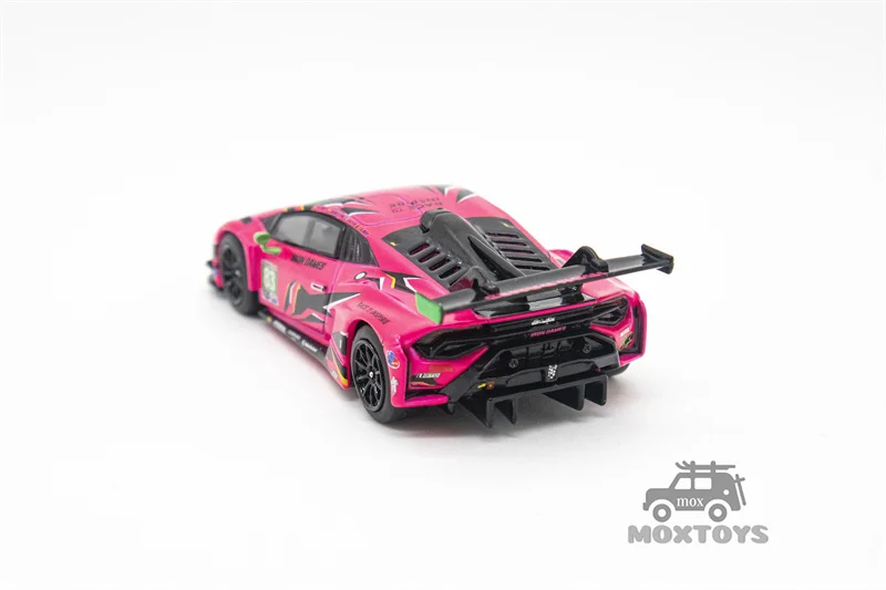 MINI GT 1:64 Huracin GT3 EVO2 #83 lron Dames 2023 Daytona 24 Hrs LHD Diecast Model Car 4