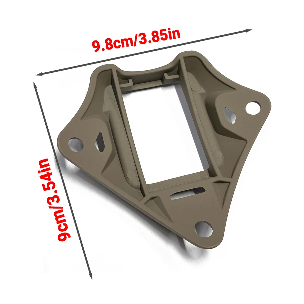 Tactical Helmet Frame Mount NVG Shroud Aluminum Adapter 3 Hole Skeleton Mount ARC Rail For FAST MICH Helmet Accessorie
