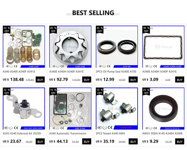 Transnation Clutch Plates Steel Kit - Fits Toyota Highlander 2006+ & More