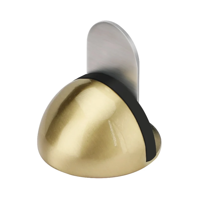 Magnetic Door Stop Door Stopper Stainless Steel Rubber Anti-collision