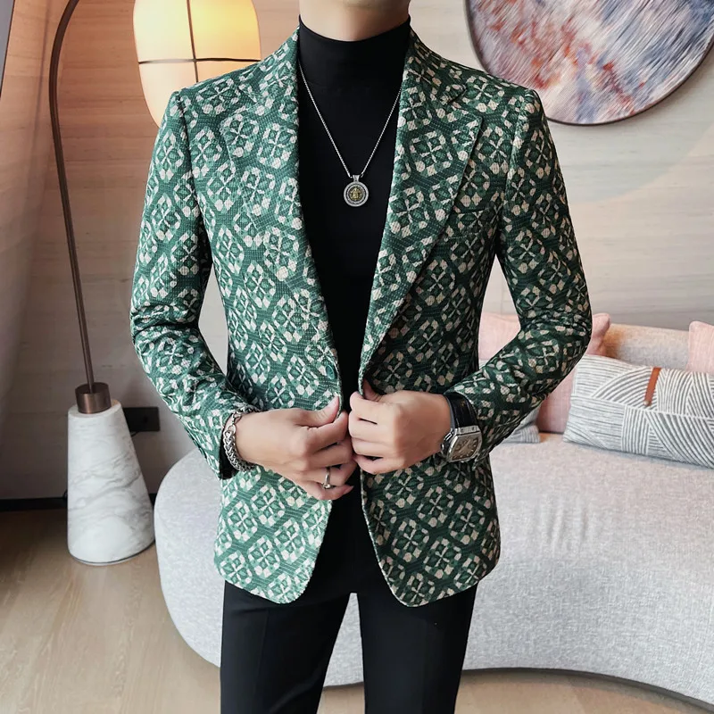 Brand-Autumn-Winter-Jacquard-Suit-Jacket-for-Men-High-Quality-Business ...