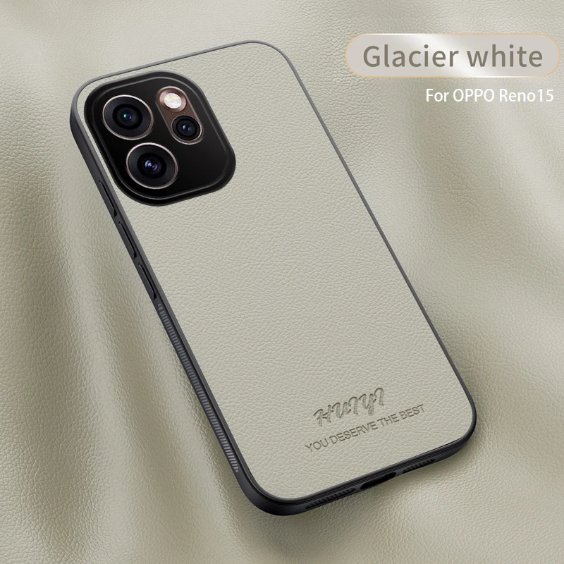 Retro Lychee Pattern Leather Case - Skin-friendly, Magnetic Charging, Matte Shockproof Bumper Cover