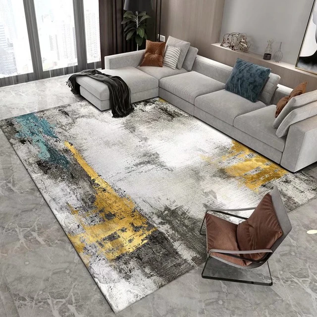 Tapis de décoration moderne pour salon, lavable, grande surface, pour  chambre à coucher, antidérapant, pour la maison, tapis salon grande taille,  tapis de chambre, Tapis Géométrique Imprimé Moderne Lavable - AliExpress