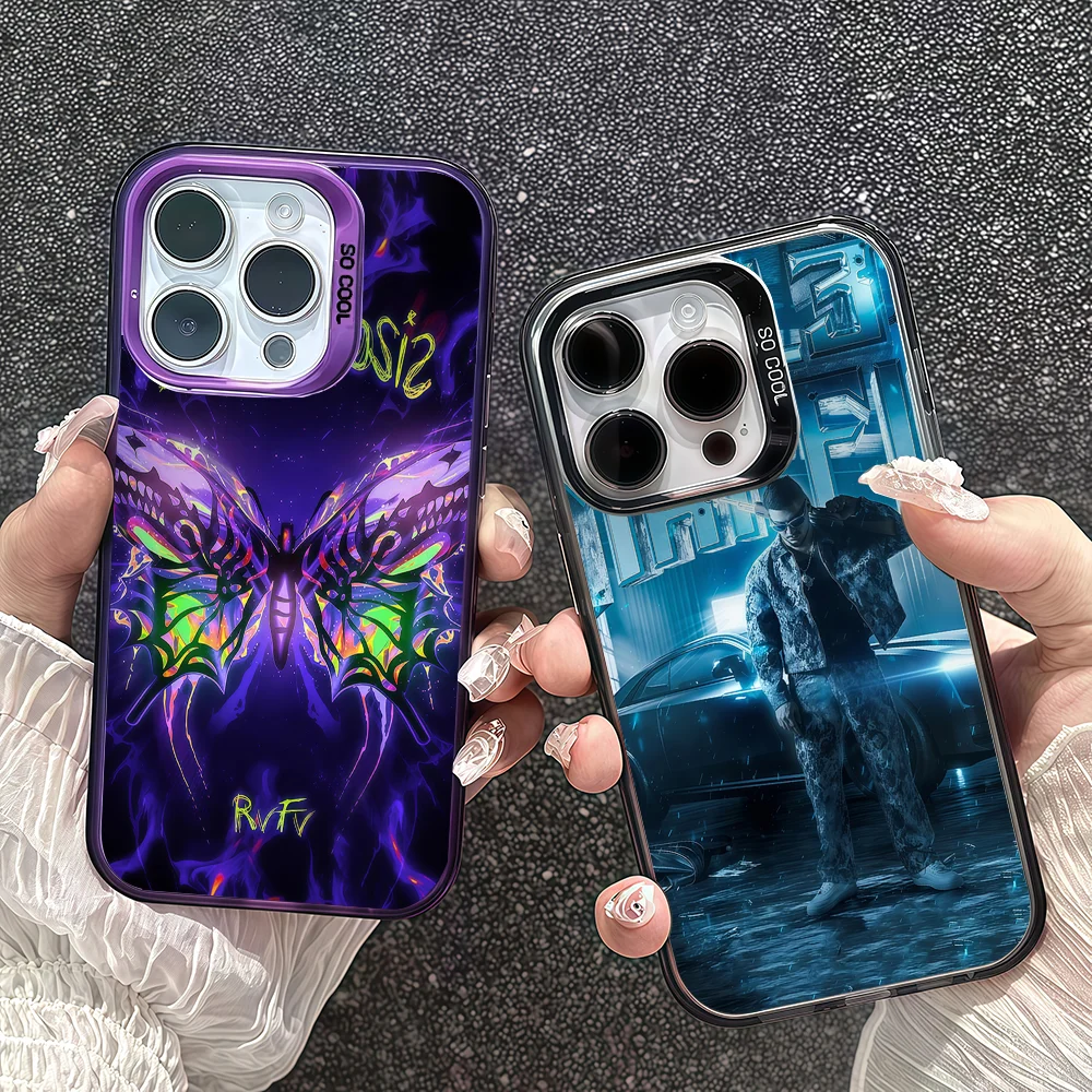 Rapper R-RVFV Singer MAFFIA Protective Phone Case with IMD Color Design