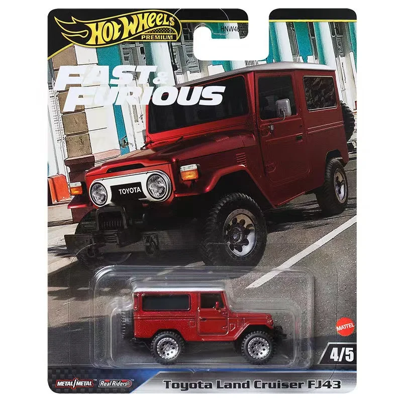 2024 Hot Wheels Premium Fast & Furious Porsche 911 Carrera Mercedes-Benz 500 Toyota Land Cruiser 1/64 Car Model Toy HNW46 5