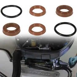 Cylinder Seal Kit Fit for SeaStar BayStar HC4645H HC4648H HC4658H HP4600 FSM131 Gen2 6PCS/Set