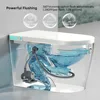 Smart Toilet with Voice Control, AUTO Open&Close, Wider Heated Bidet Toilet Seat with Soft-close, Warm Water and Air Drying 3