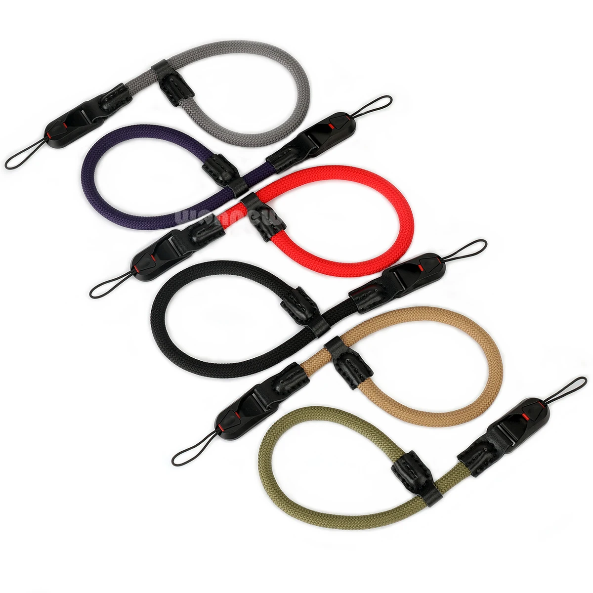 Premium Camera Neck and Shoulder Strap with Wrist Round Rope Design