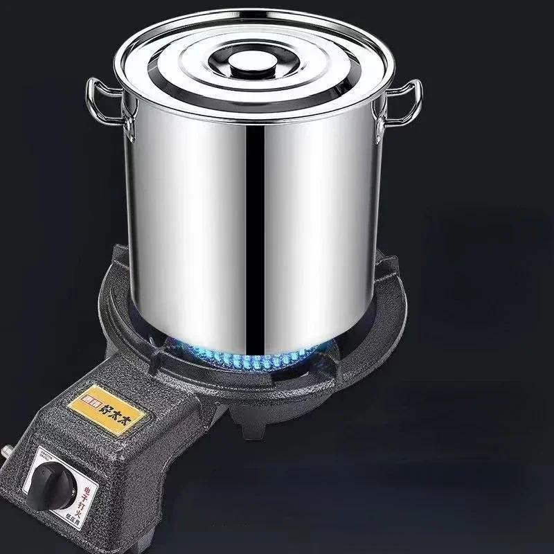Thickened Cast Iron Commercial Hot Fire Stir Frying Gas Stove Household Liquefied Gas Single Stoves Knob Switch Desktop Cooktops