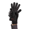 Cycling Gloves Windproof Thickened warm Comfortable knitted gloves Touch screen High-quality wool solid Winter Men motorcycle 4