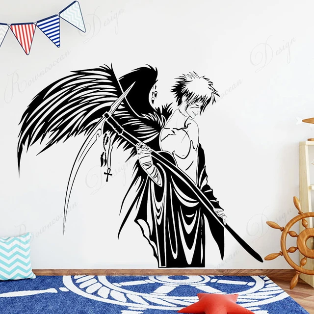 8pcs 29x42cm anime Angels of Death poster dormitory bedroom room wall  stickers wallpaper decorative painting - AliExpress
