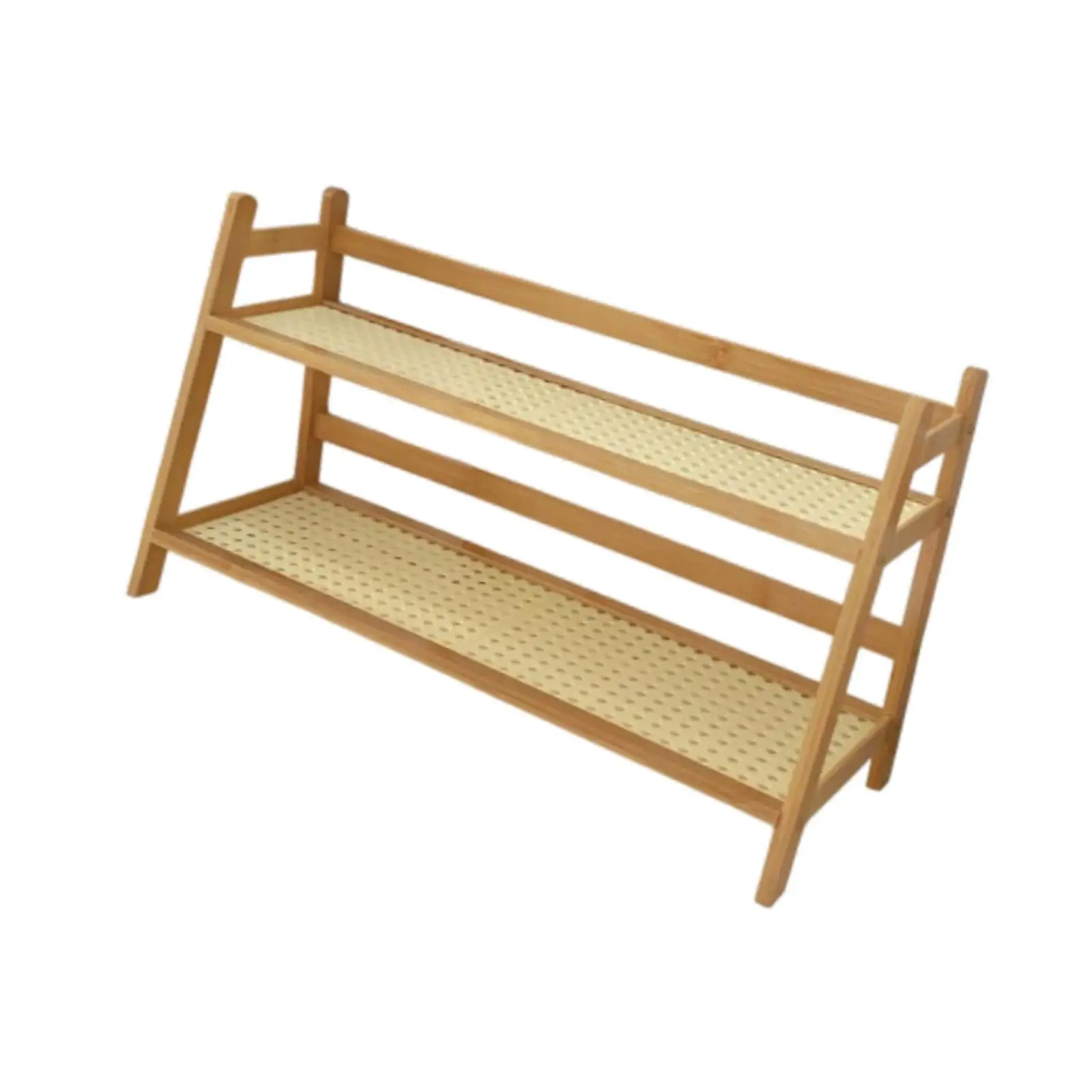 Bamboo Double Layer Rack Plant Stand Flower Pot Stand Desktop Organizer Office Kitchen Rack for Counter Kitchen Bedroom Home Bamboo Double Layer Rack Plant Stand Flower Pot Stand Desktop Organizer Office Kitchen Rack for Counter Kitchen Bedroom Home