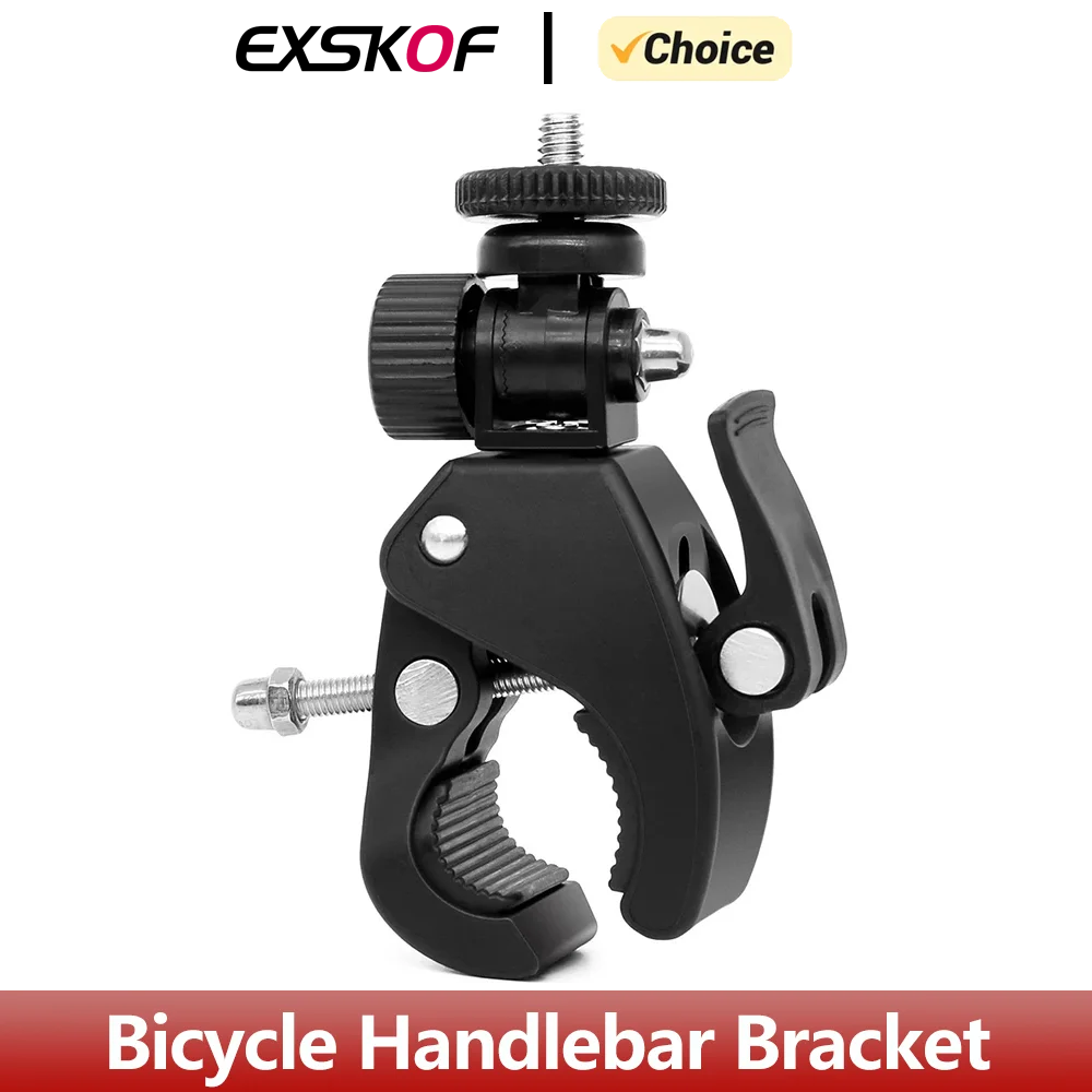 Bicycle Handlebar Mount For GoPro Hero 12 11 10 9 8 7 6 5 Insta360 X2 X3 DJI Osmo Action Camera