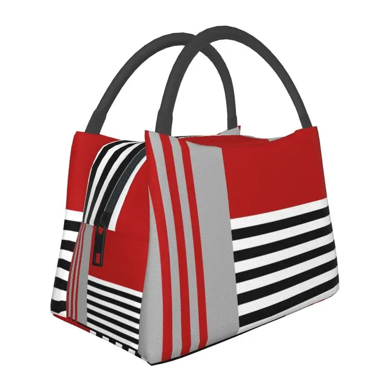 

Colorful Geometry Resuable Lunch Box Abstract Geometric Thermal Cooler Food Insulated Lunch Bag Hospital Office Pinic Container