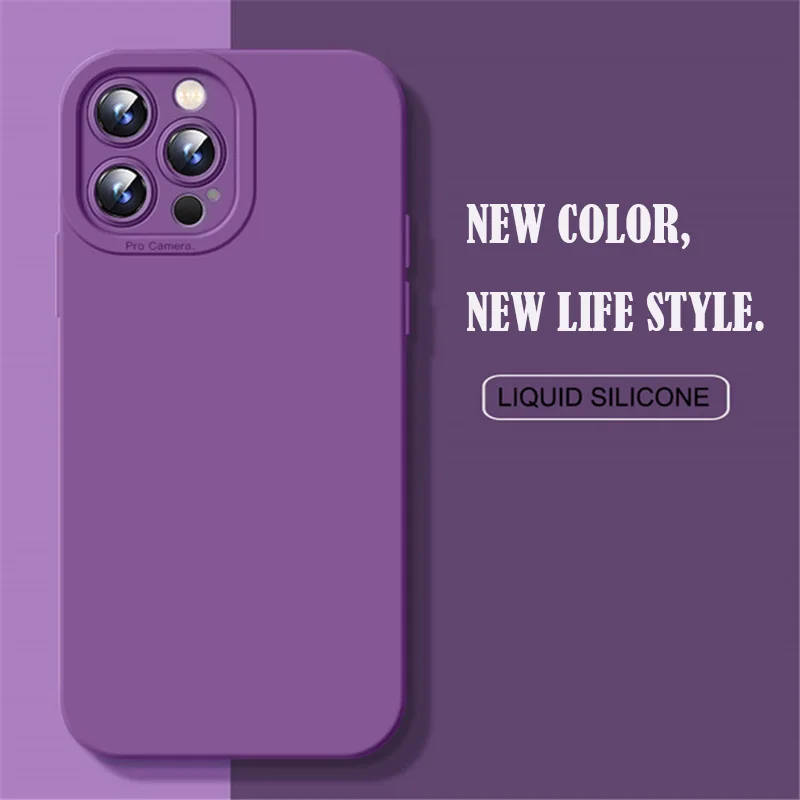 Liquid Silicone Phone Case For Xiaomi Mi And Redmi Models_voghion.com