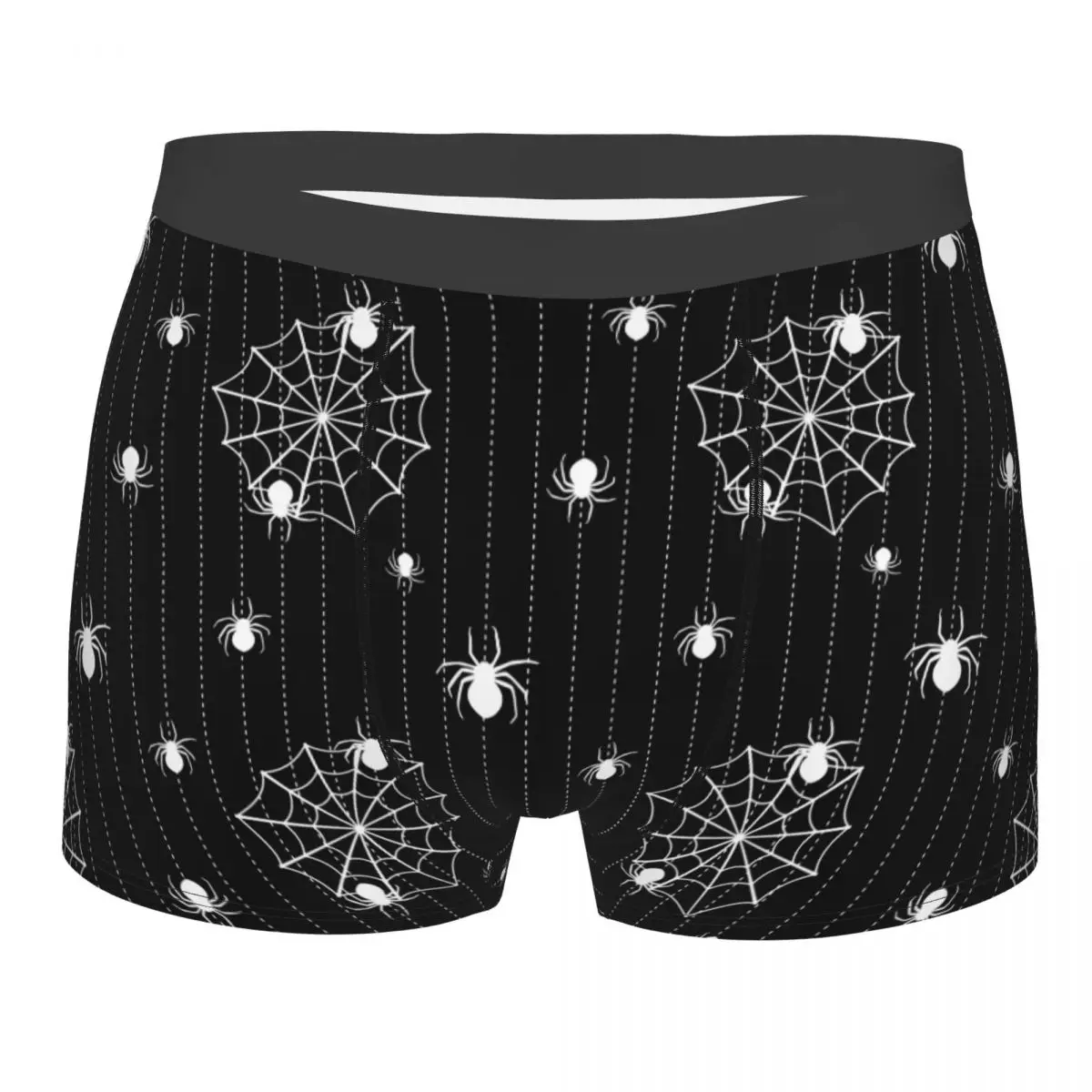 

Spider Webs Men's Underwear Boxer Briefs Shorts Panties Sexy Breathable Underpants for Male