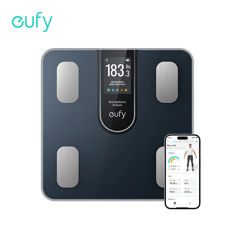 مقياس الدهون الذكي eufy بتقنية التحليل الحيوي مع ش...
