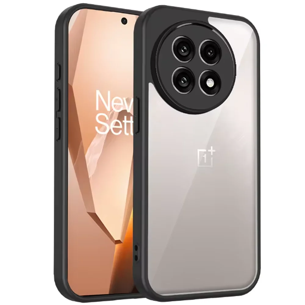 Durable Transparent Silicone Shockproof Case with PC Back & TPU Bumper