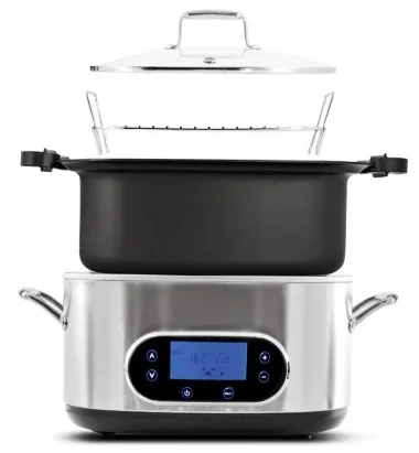 12 in 1 deluxe digital multi cooker sous vide cooker LCD large display Screen touch 6.0l Programmable Slow Cooker