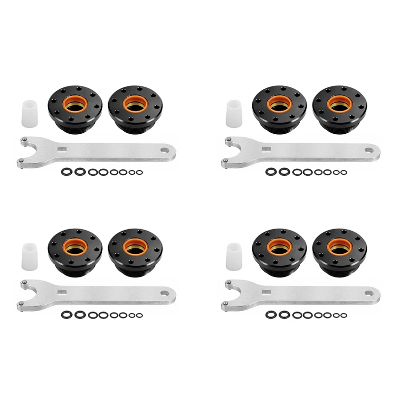 

4X Automobile Front Hydraulic Steering Seal Rebuild Kit , HS5157, With Wrench