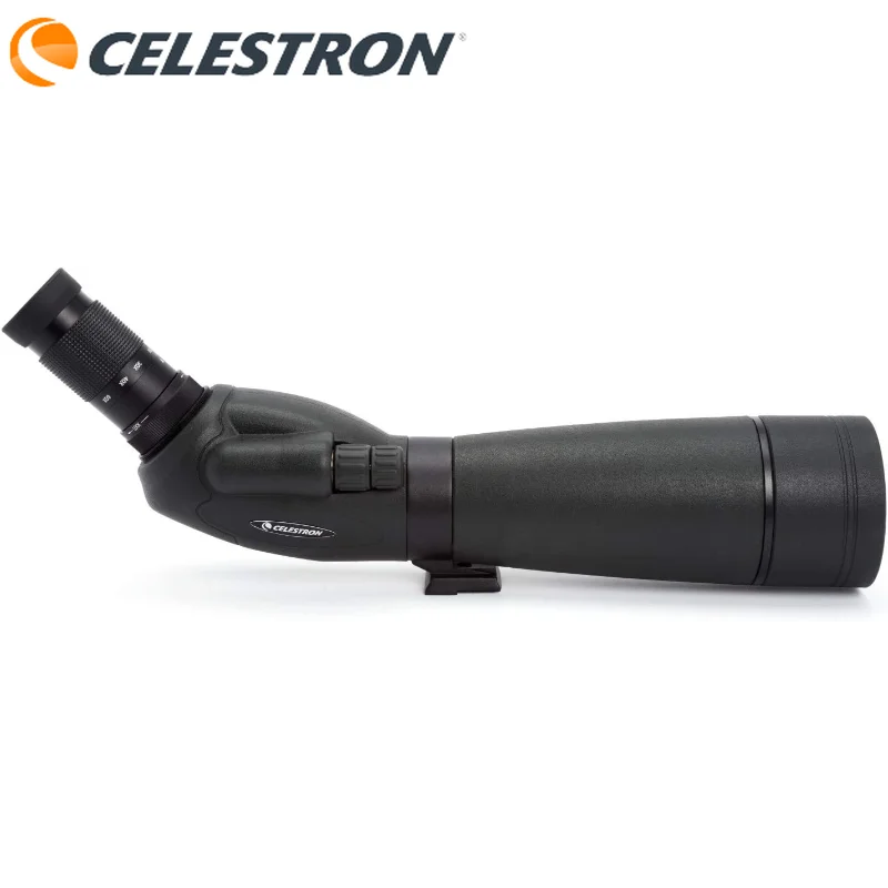 Celestron TrailSeeker 80mm 각진 스포팅 스코프 완전 멀티 코팅 XLT 광학 20-60x 줌 접안 렌즈 방수 및 안개 방지