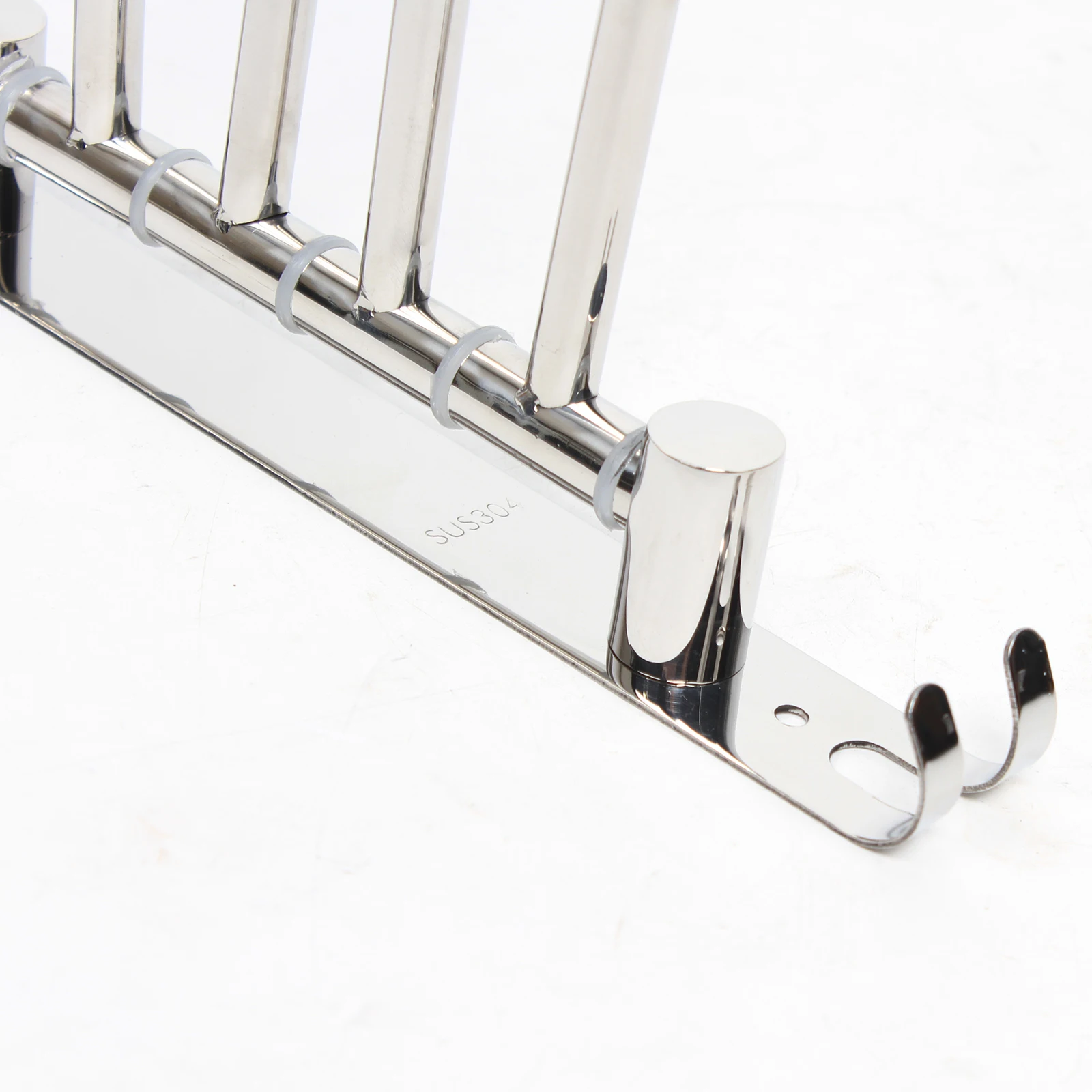 4-Arm Towel Hanger Wall Mounted Rotatable Towel Rack with 4 Rotating Swing Arm 304 Stainless Steel Organizer with Hooks