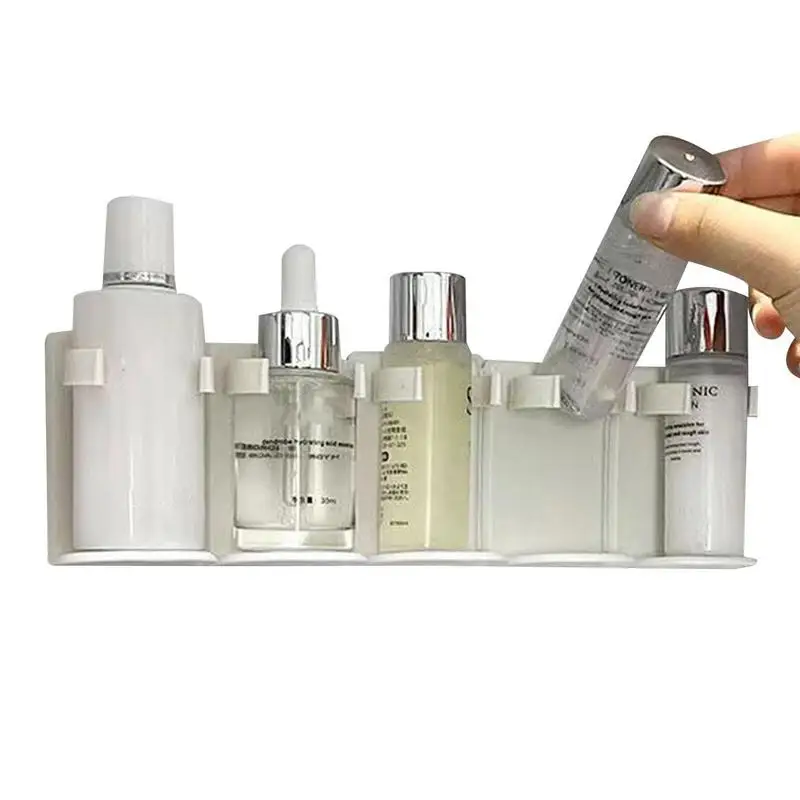 

Skin Care Product Organizing Shower Shelf Self Adhesive Shampoo Holder Bath Shelf Shower Organizer For Storage Bath Accessories