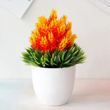  Artificial Plants Bonsai Tree Small Pines Tree Pot Fake Plants Home Garden Table Decoration Plastic Plants Christmas Decoration 