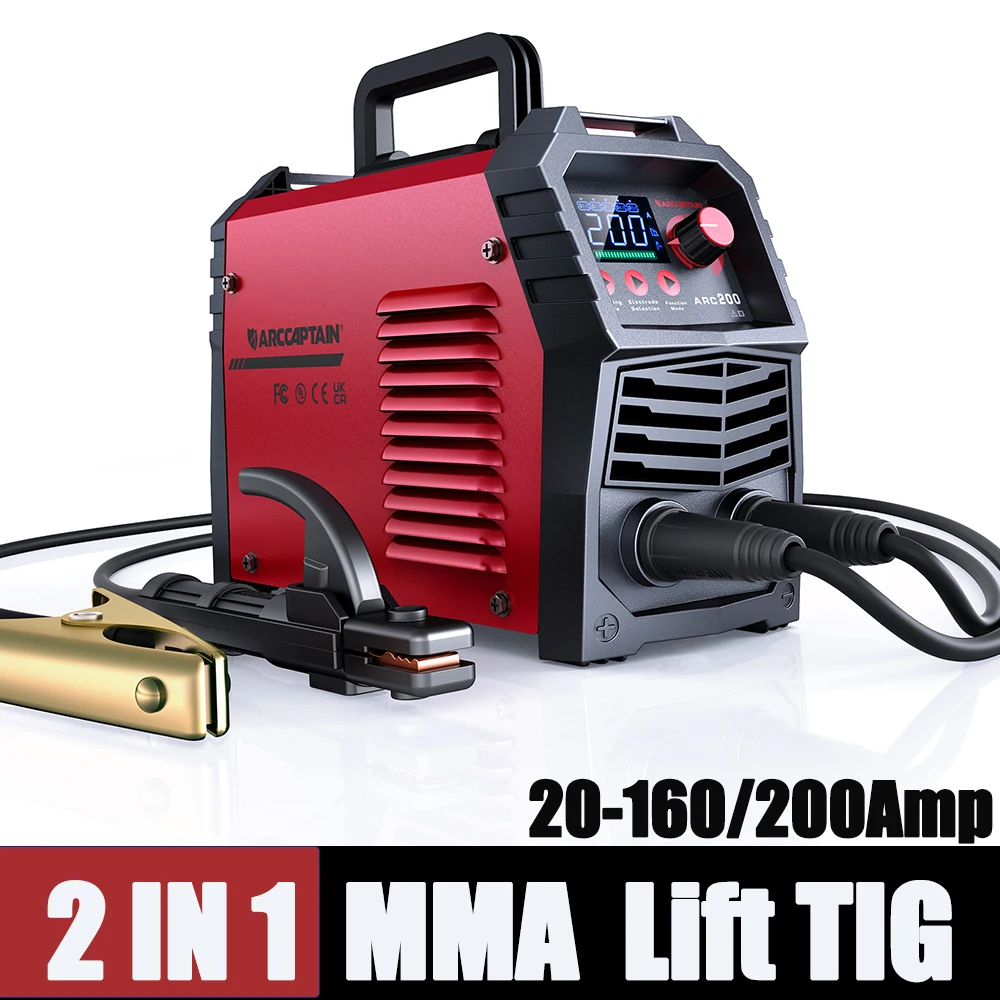ARCCAPTAINDCInverterARCWelderIGBT2IN1MMALiftTIGWelding