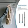 Clothes Rail Reach Rod Drying Supply Closet Pole Smart Curtains Adjustable Balcony Telescopic Coat Hangers Household 6