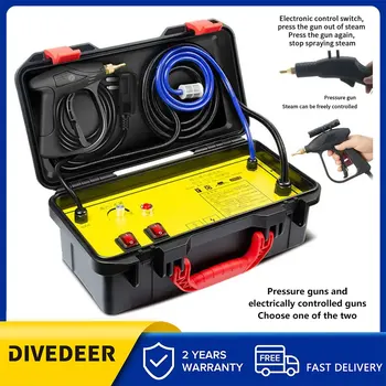 DIVEDEER Cappa per pulizia condizionatore d'aria Pulitore a vapore ad alta temperatura Macchina multifunzionale all-in-one ad alta pressione 1