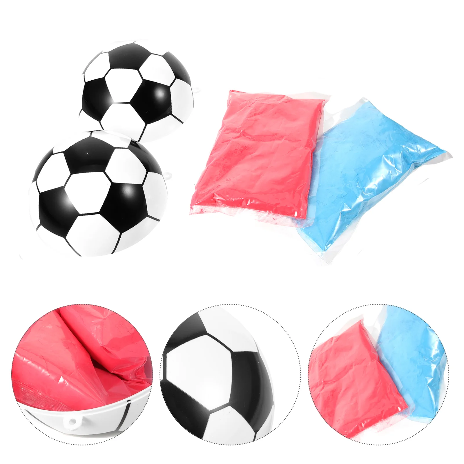

Gender Reveal Football Party Supplies Boys or Girls Decor Baby Shower Footballs Welcome DIY Ornament for with Powder Supply