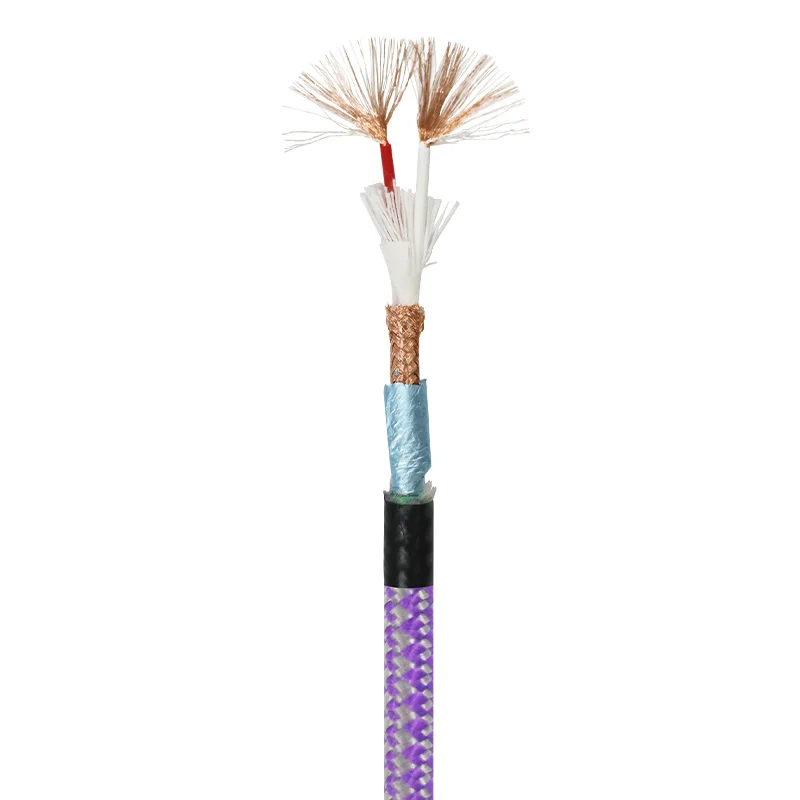 chapeado ultra-alta resolução 19awg sinal equilibrado alta fidelidade hi-end xlr linha