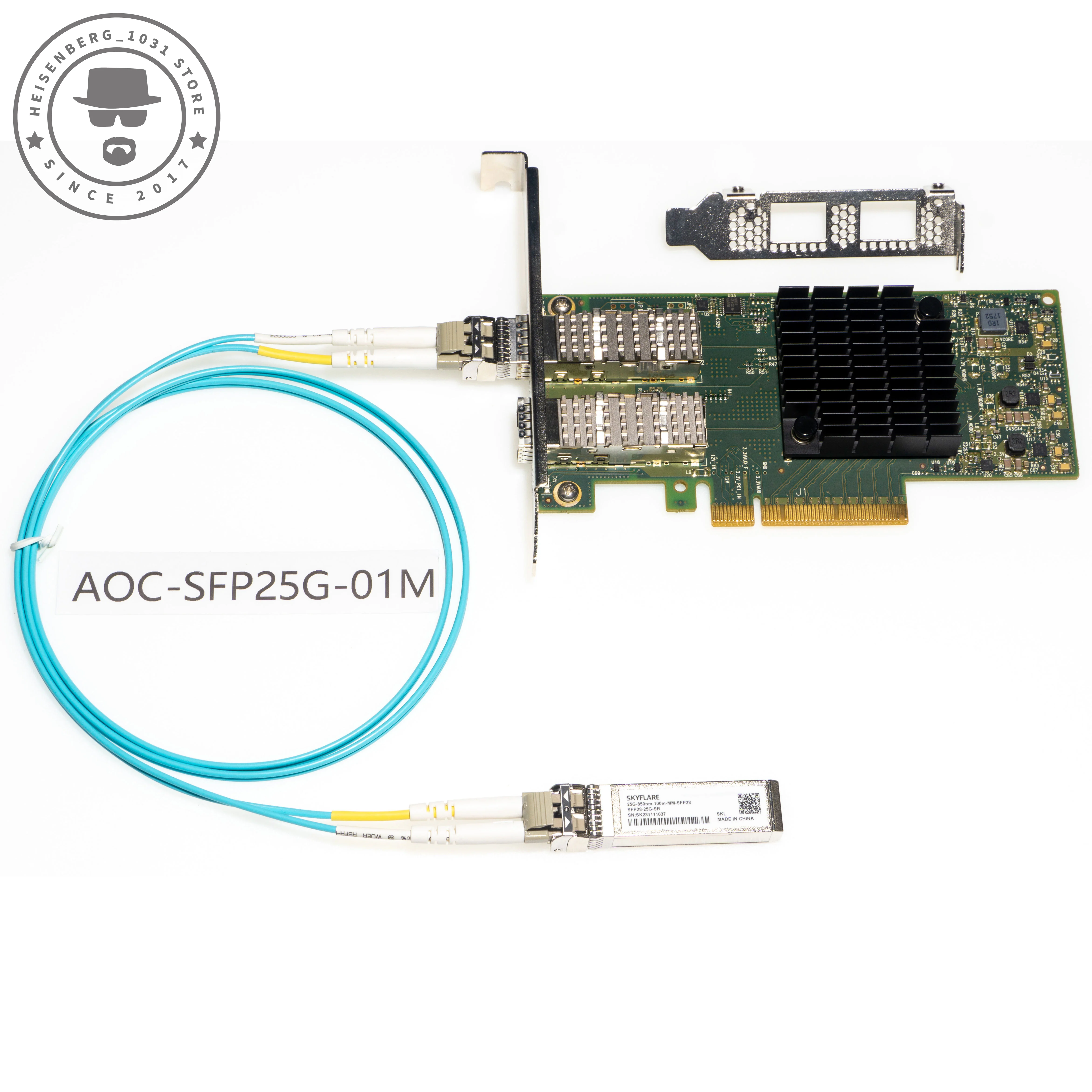 Mellanox MCX4121A-ACAT CX4 10/25Gb 2-Ports RDMA NIC PCIe3.0 SFP28