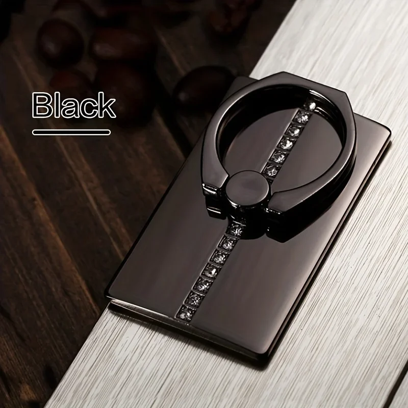 Universal Luxury Diamond Finger Ring Holder Foldable Phone Stand Holder for IPhone 15 13 Huawei Xiaomi Samsung Phone Grip