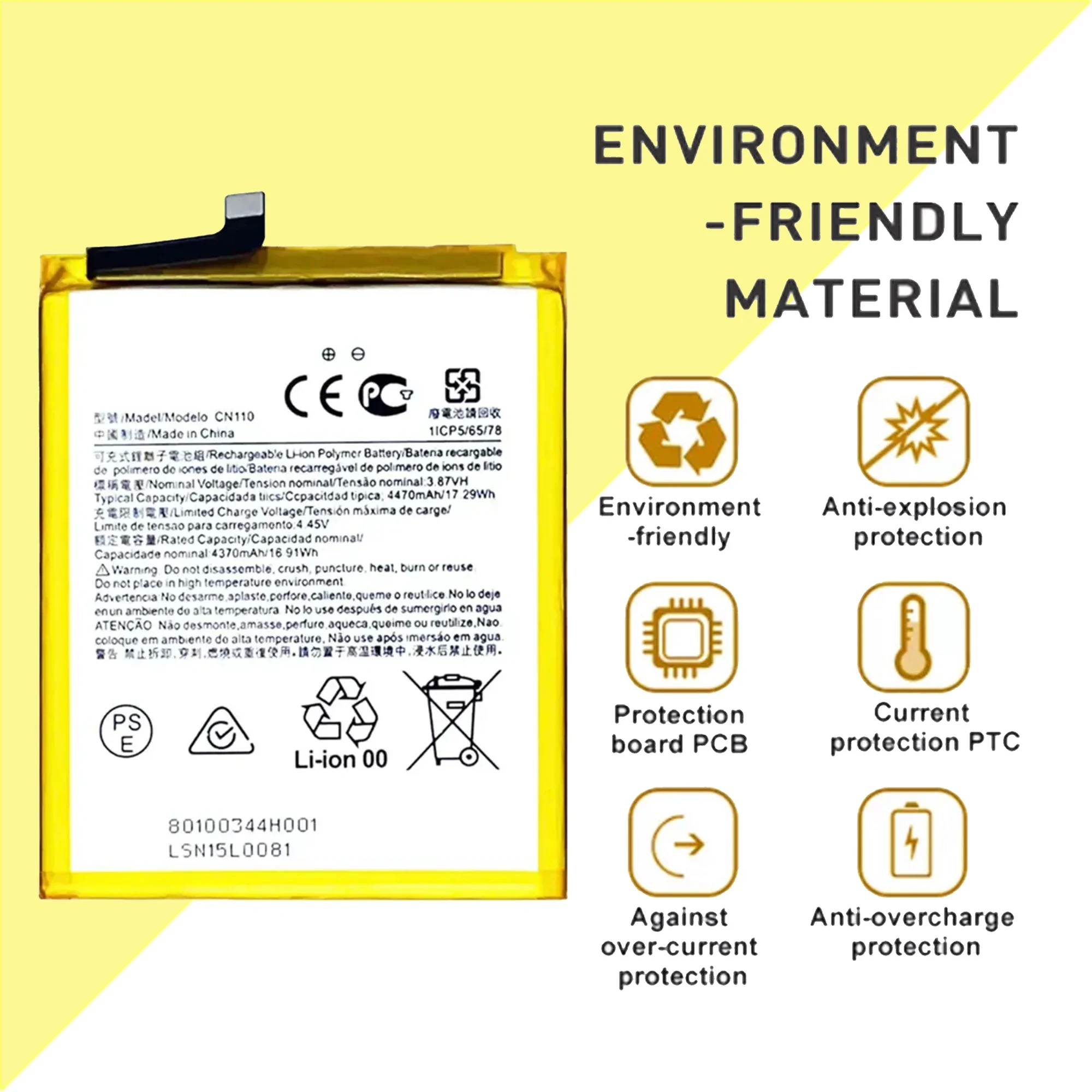 100% Original High-Quality Replacement Battery