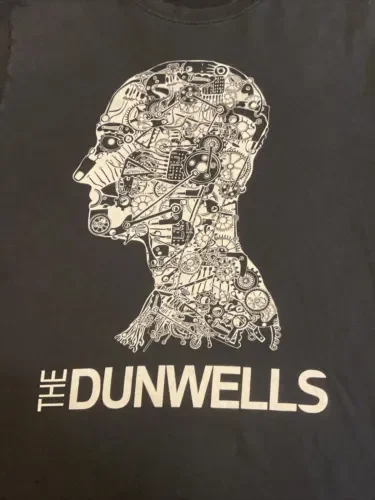La Camicia Dunwells 2009 Taglia Nera Large Blind Miope Faith Billy Strings Maniche Lunghe O Corte