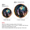 Mysterious Wooden Puzzle painted Black Cat Funny Toy Animal Wood Puzzles Smart Game Round Shaped Jigsaw Puzzle Best Gift For kid 5