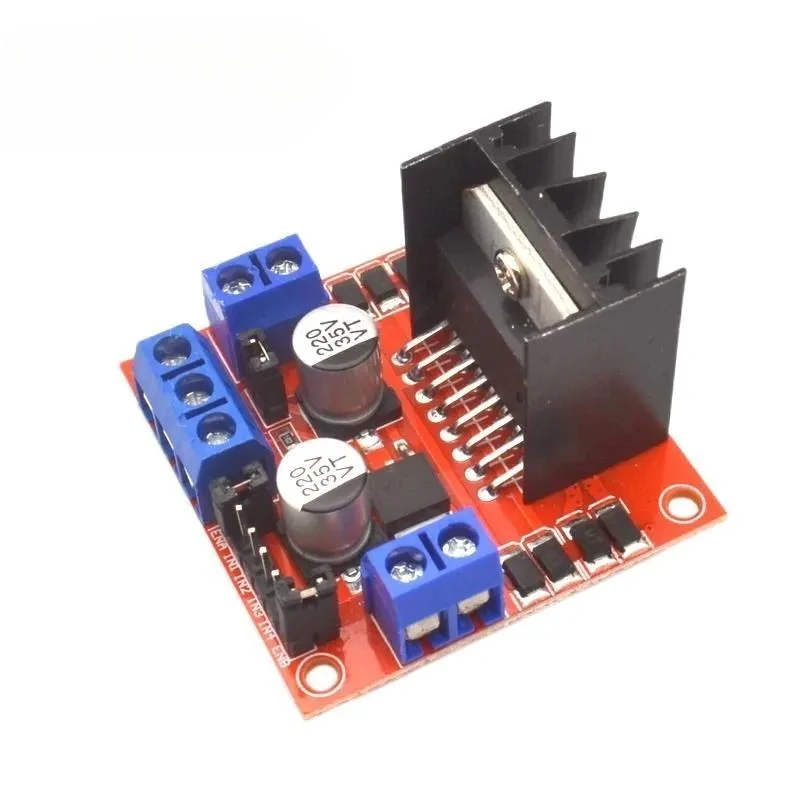L298N 모듈 모터 드라이버 컨트롤러 보드 Arduino 듀얼 H 브리지 L298 DC 스테퍼 모터 스마트 카 로봇 고출력