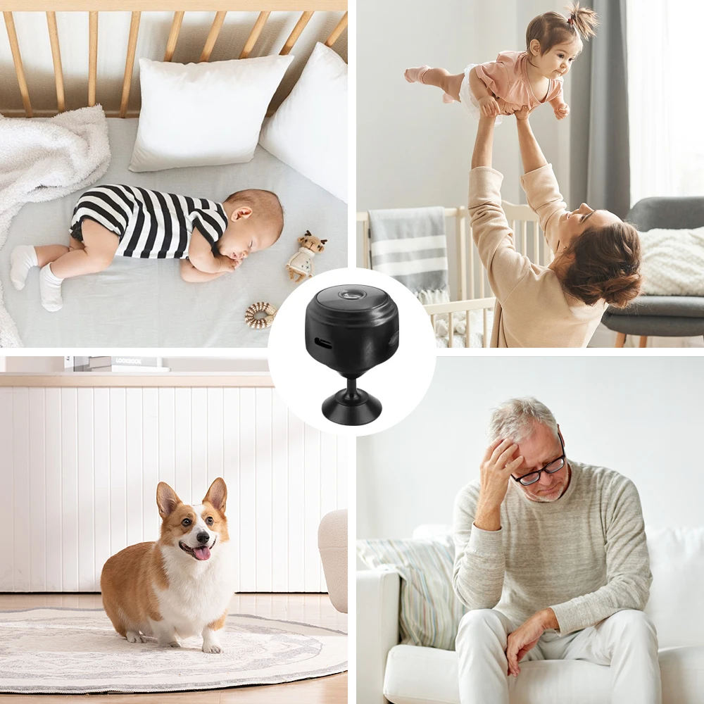 A9 WiFi Mini Camera Wireless Video Recorder Voice Recorder Security Monitoring Camera Smart Home For Infants And Pets 6 A9 WiFi Mini Camera Wireless Video Recorder Voice Recorder Security Monitoring Camera Smart Home For Infants And Pets 6