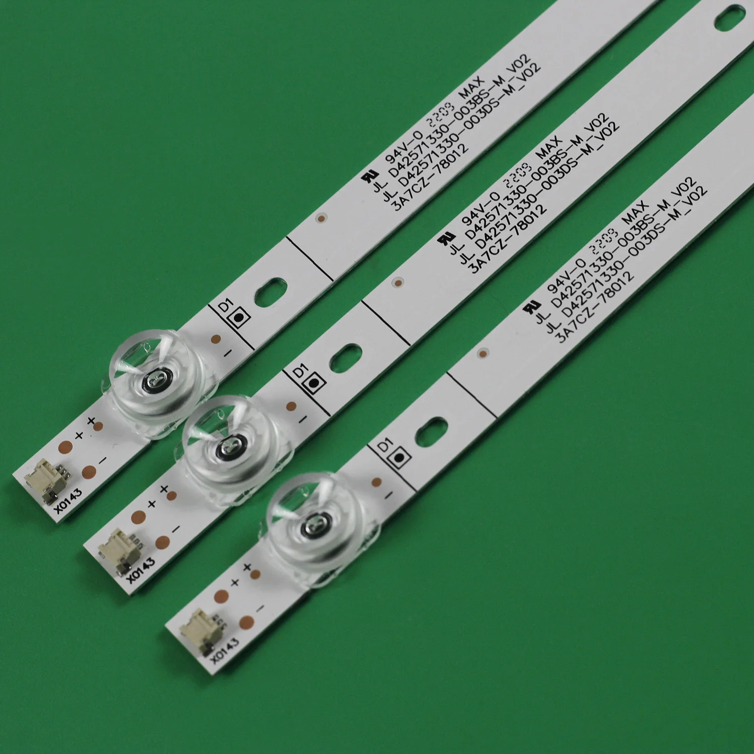 Led Strip para Hisense 43 tv H43b7100 Hz43e35a Hz43e30d Hd425v1f71-t0k1 Jl.d42571330003bs-m_v02 003as 003cs 003fs V01 780 Milímetros - Imagem 5