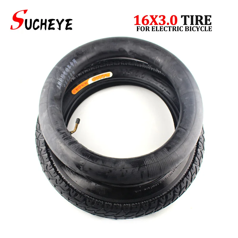 

CST 16 inch Inner Tube Outer Tire of Pneumatic 16x3.0 Inch Electric Bicycle for Bike Tyre