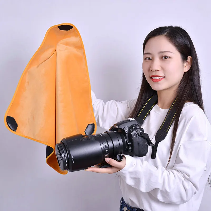 

NEW Folding Camera Protective Cloth Universal Camera Bag Photography Protect Cover Blanket For Canon Nikon Sony Lens 0802