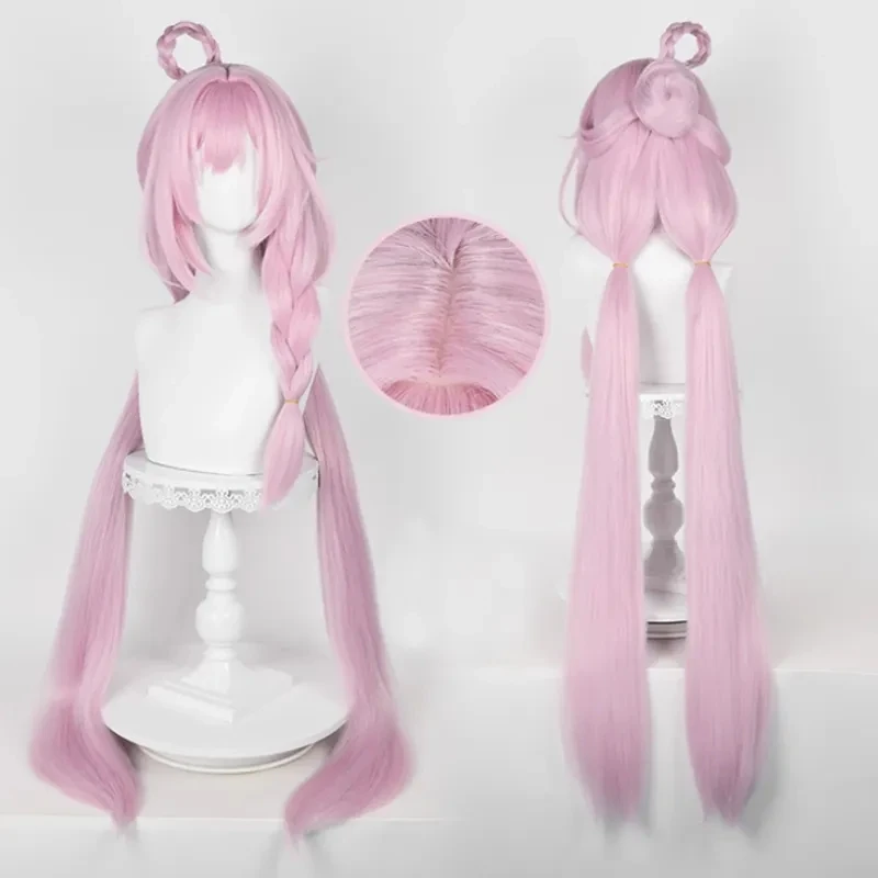 Парик для косплея Game Honkai Impact 3 Elysia, розовые длинные волосы, термостойкий синтетический фотореквизит